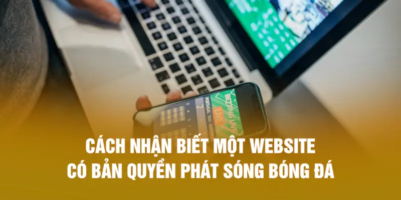 Cách nhận biết một website có bản quyền phát sóng bóng đá