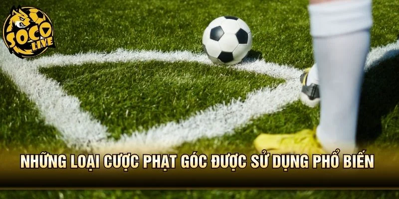 Những loại cược phạt góc được sử dụng phổ biến 
