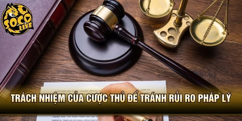 Trách nhiệm của cược thủ để tránh rủi ro pháp lý